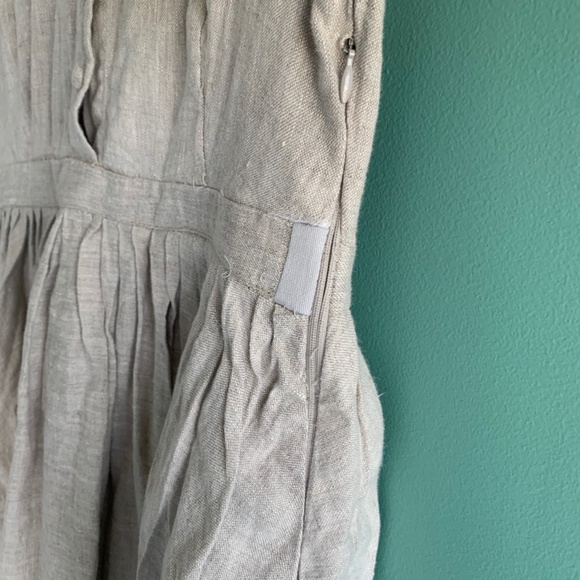 Beth Dress with short sleeves in Natural - Picture 5 of 8